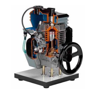 Four Stroke Single Cylinder Petrol Engine Cut Section Model